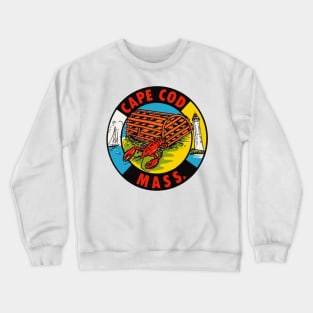 Cape Cod Vintage Style Decal Crewneck Sweatshirt